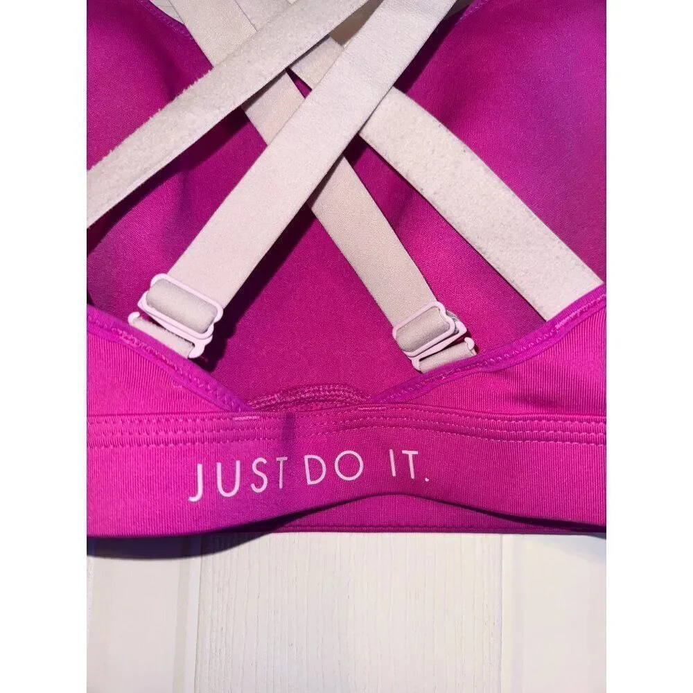 Nike‎ Dri Fit Dry High Impact High Support Strappy Sports Bra Size Medium